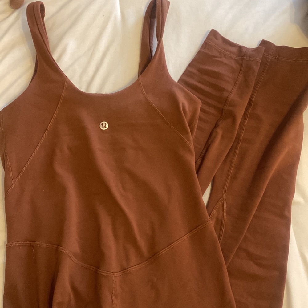 lululemon athletica Brown Jumpsuit